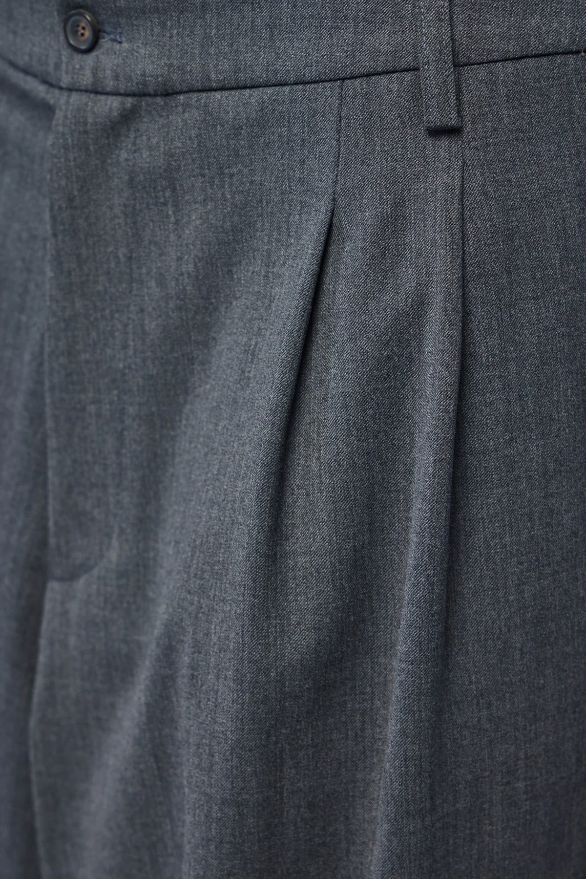 Detail shot of front pleats on Frenken Wide-Leg Pants