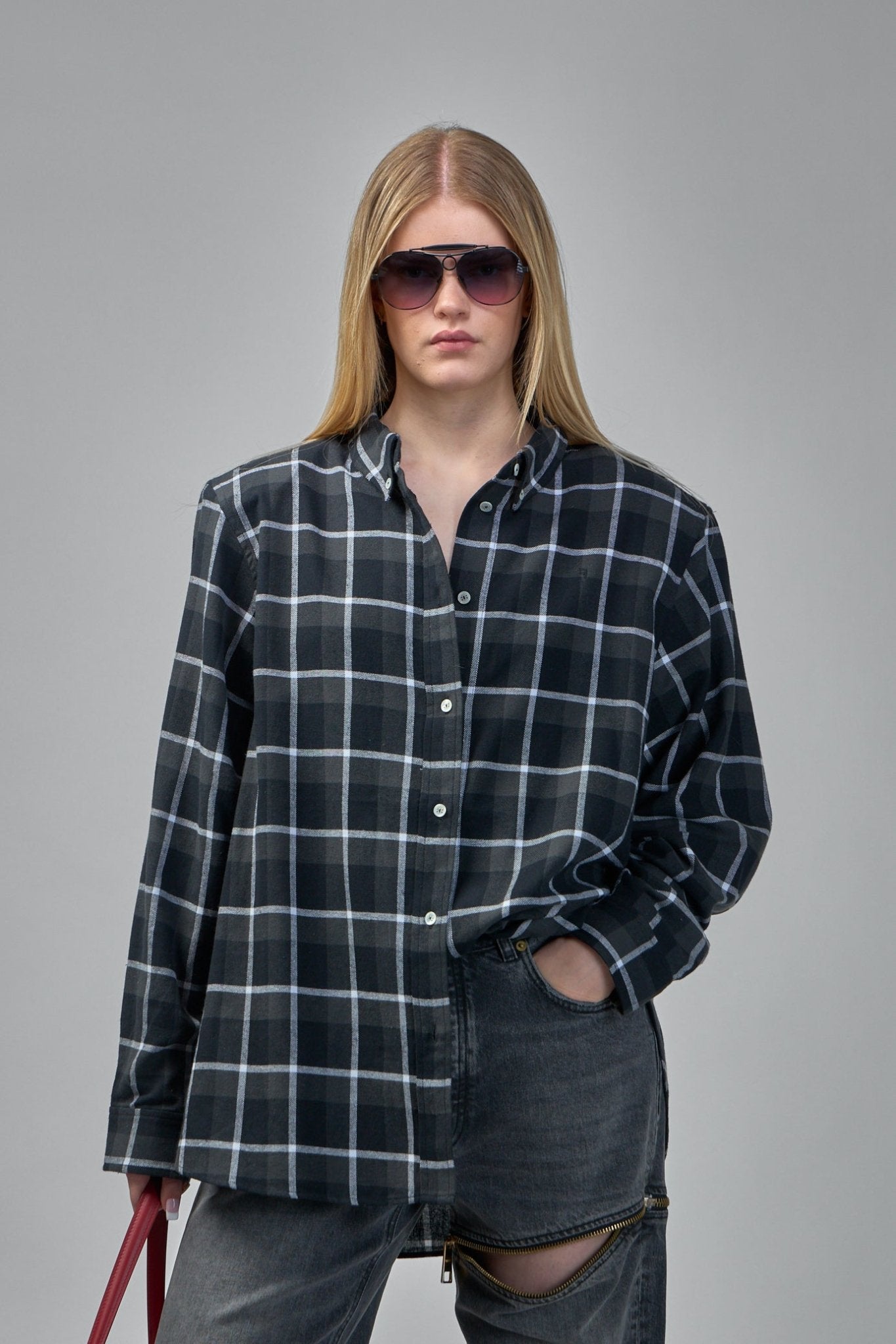 Frenken - Classic Oversized 1980s Mens Shirt - LABELS