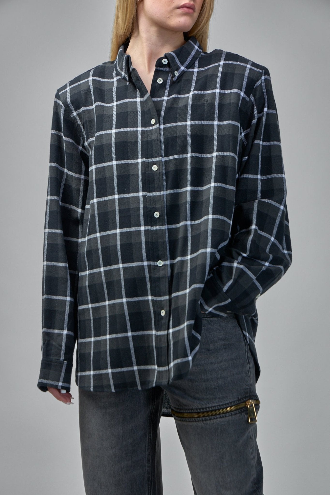 Frenken - Classic Oversized 1980s Mens Shirt - LABELS