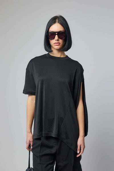 Combined Silk T-shirt And Tanktop