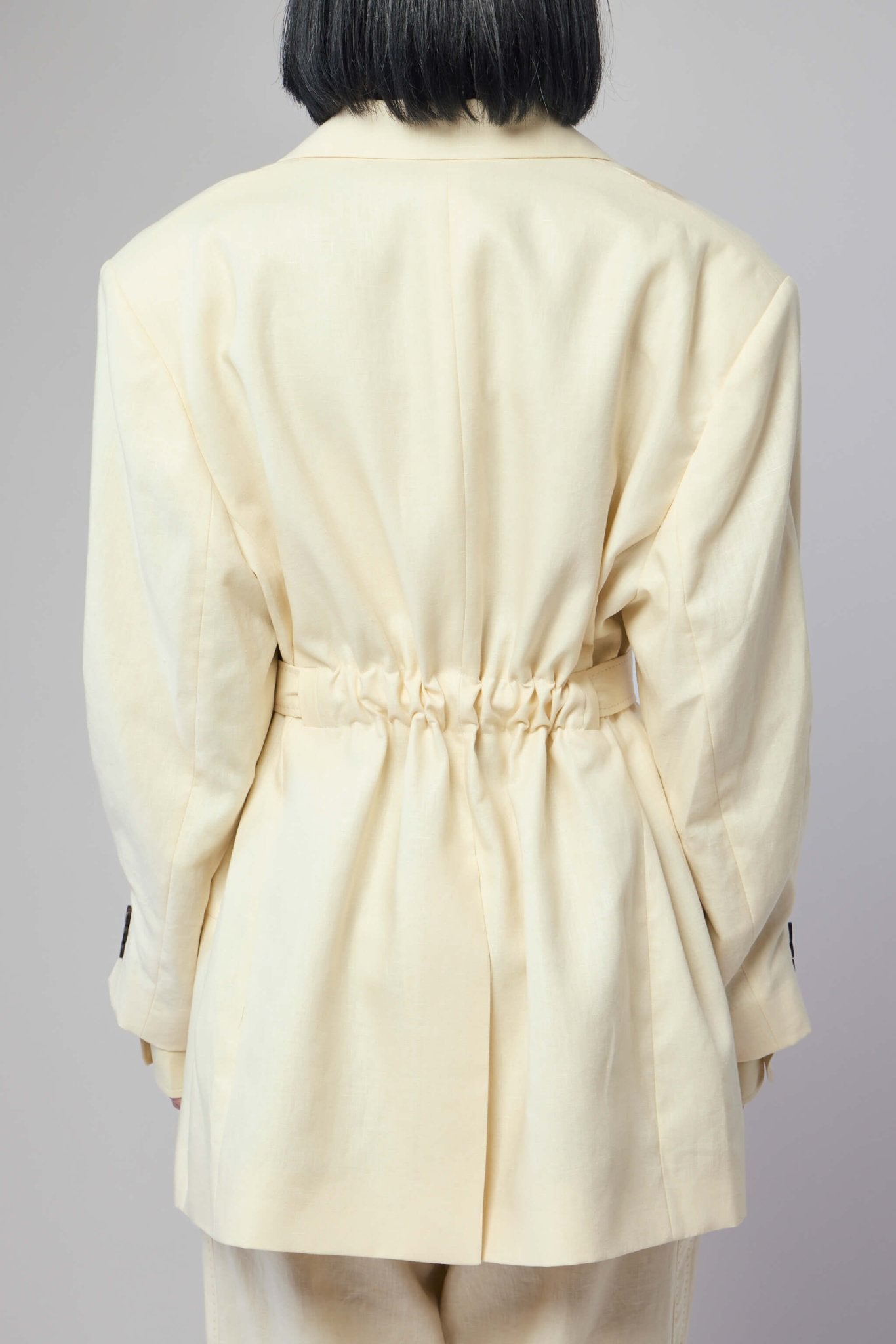 Frenken - Crush Linen Wrap Blazer - LABELS