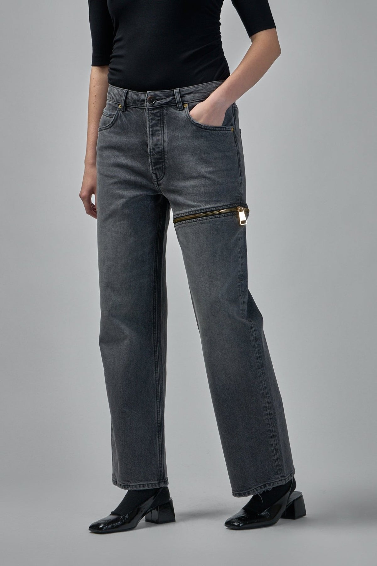 Frenken - Denim Zipper Trouser - LABELS