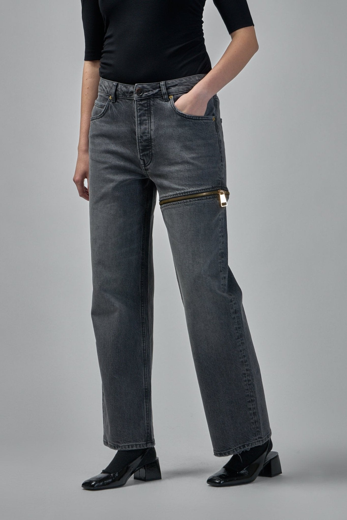 Frenken - Denim Zipper Trouser - LABELS