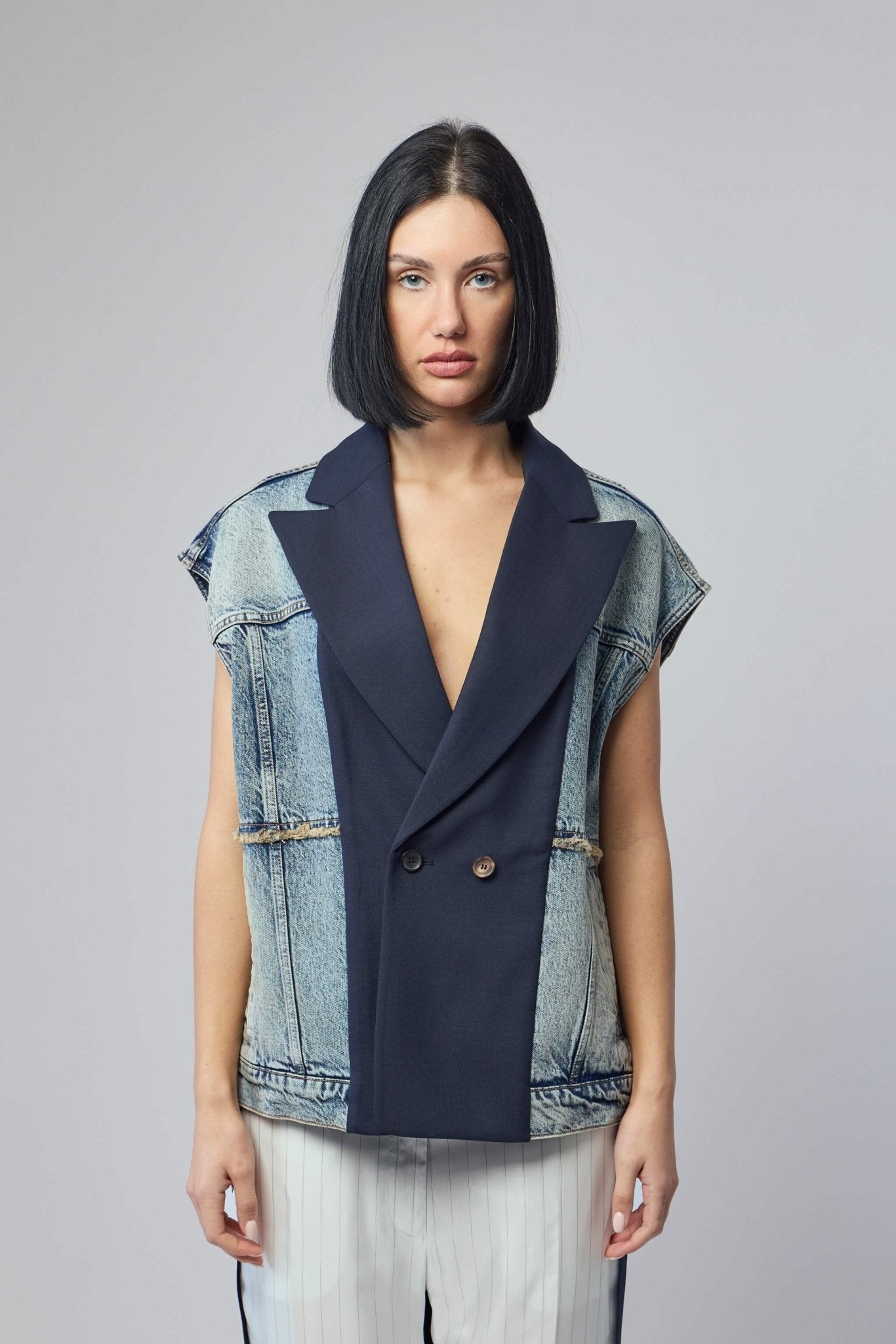 Frenken Blazers - Dinner Denim Jacket Navy – LABELS