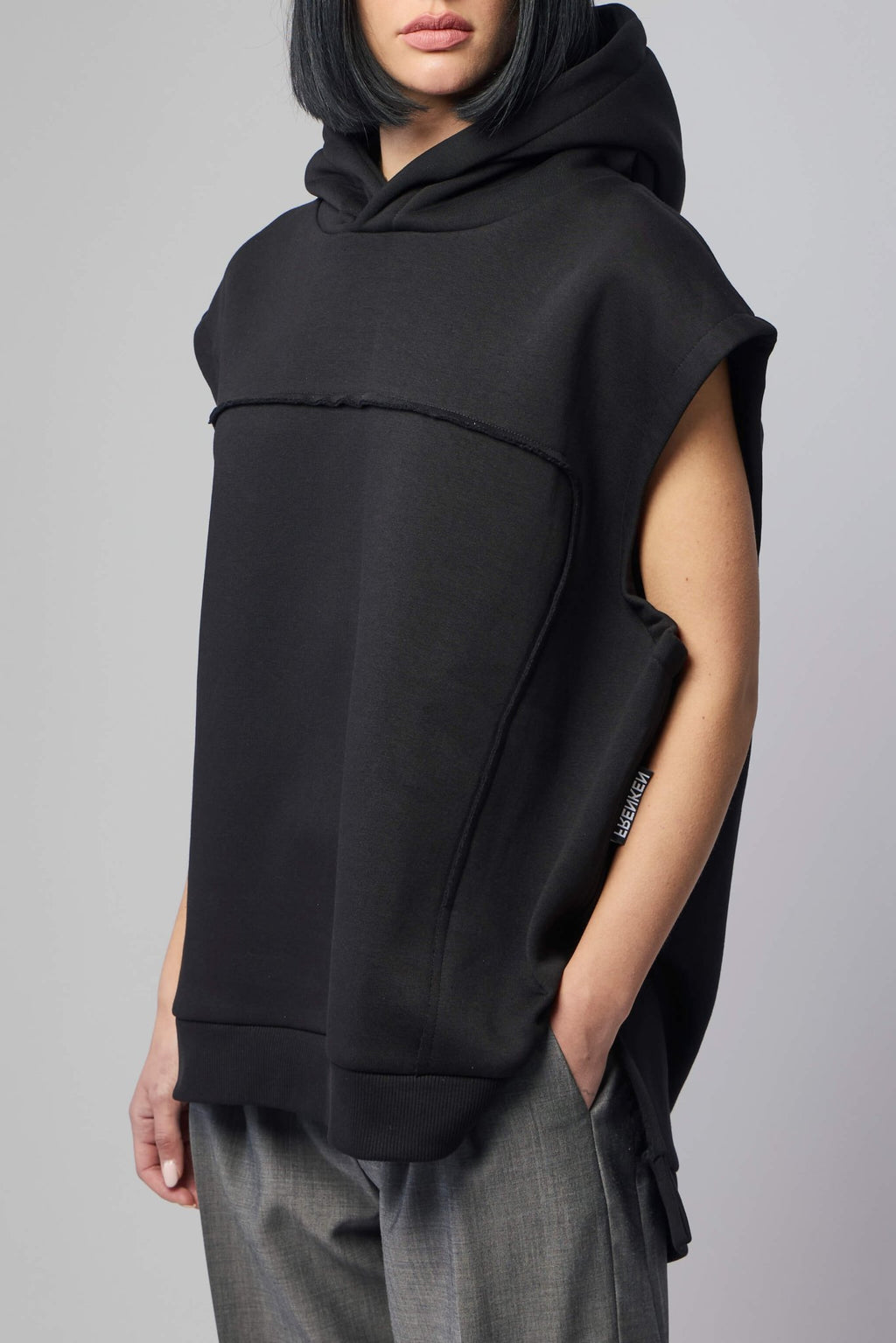 Frenken - Hood S6 Big Sleeveless Jumper Top - LABELS