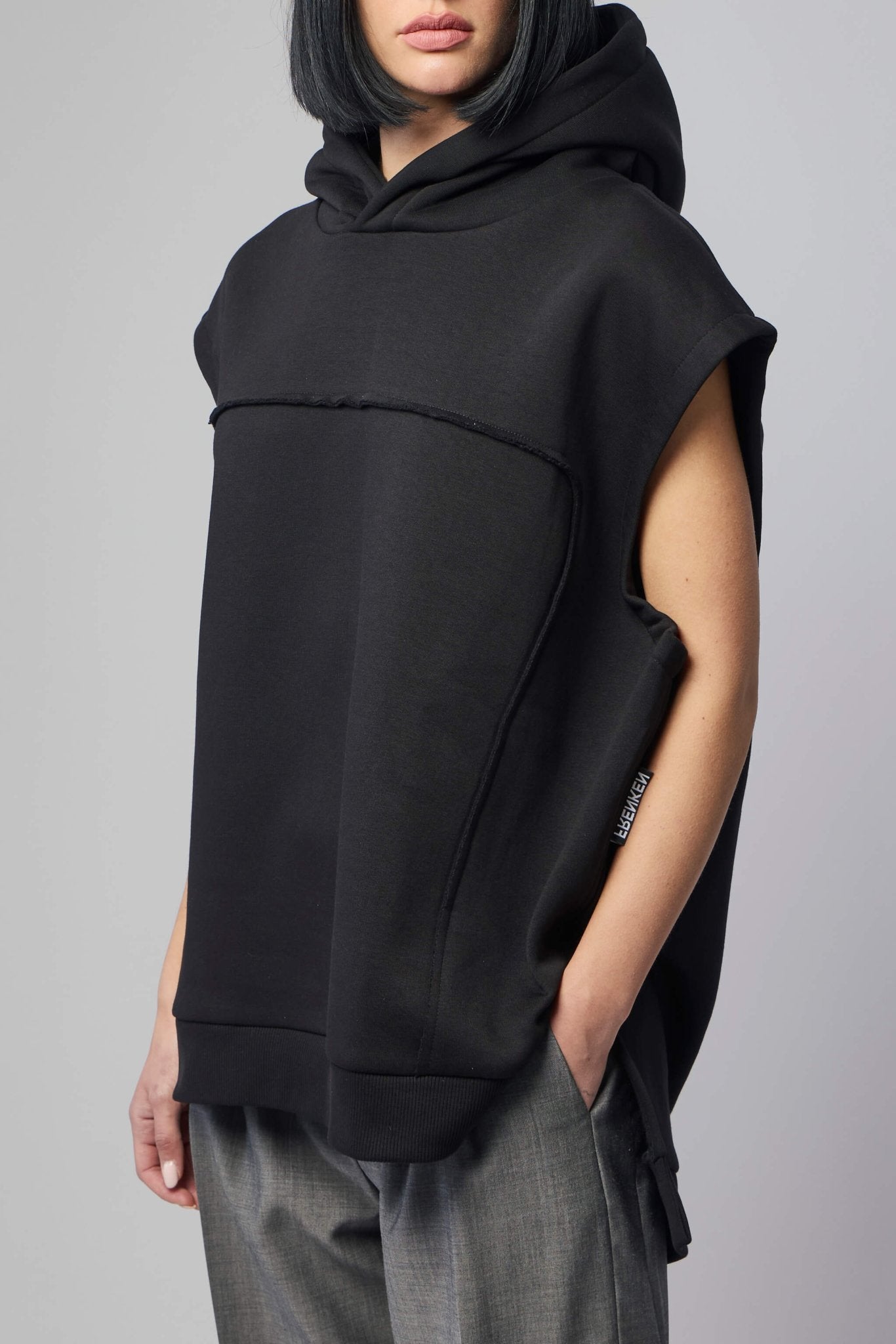 Frenken - Hood S6 Big Sleeveless Jumper Top - LABELS