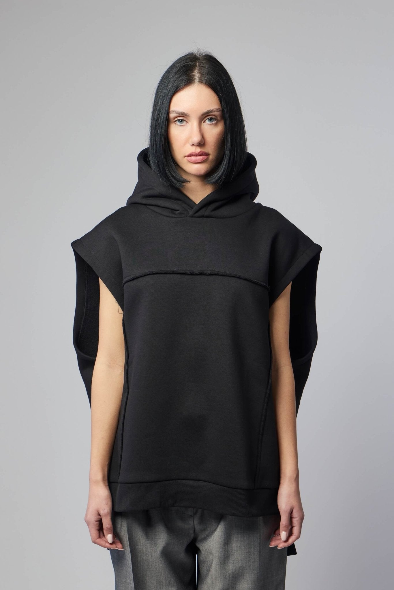 Frenken - Hood S6 Big Sleeveless Jumper Top - LABELS