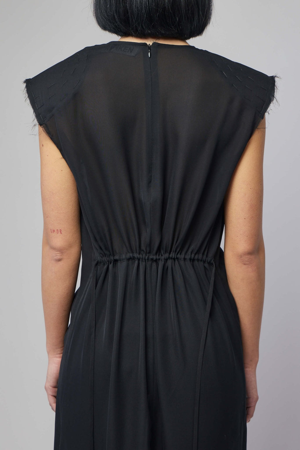 Frenken - Long Silk Georgette Dress - LABELS