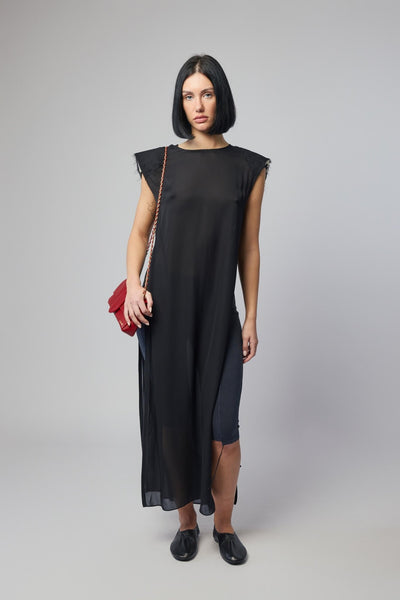 Long Silk Georgette Dress