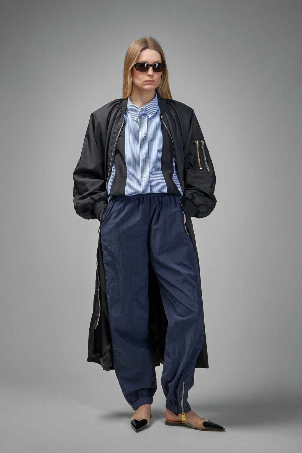 Frenken - Ralf Ruffled Sliced Oversized Shirt - LABELS