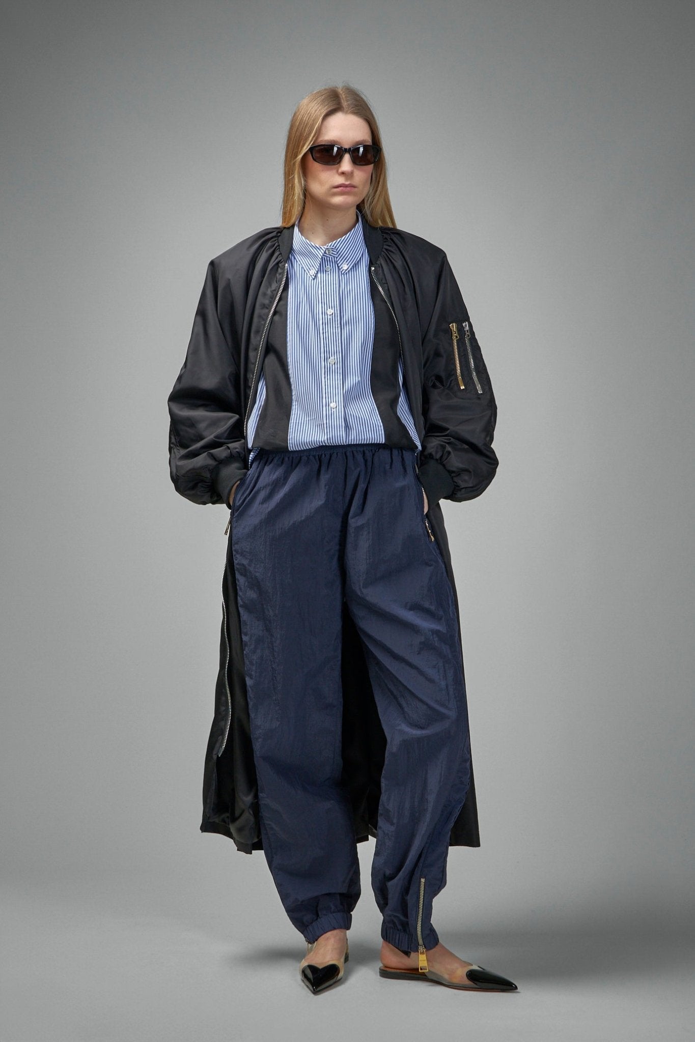 Frenken - Ralf Ruffled Sliced Oversized Shirt - LABELS