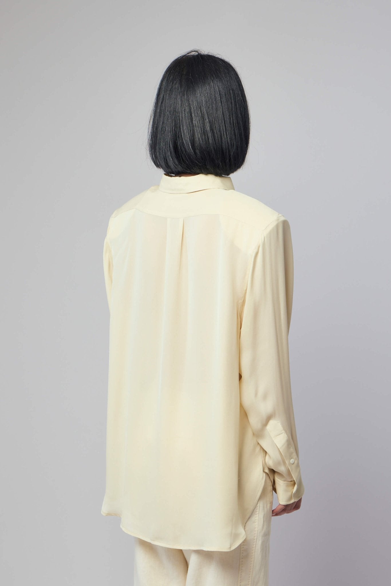 Frenken - Ralf Silk Classic Oversized 1980's Men's Shirt - LABELS
