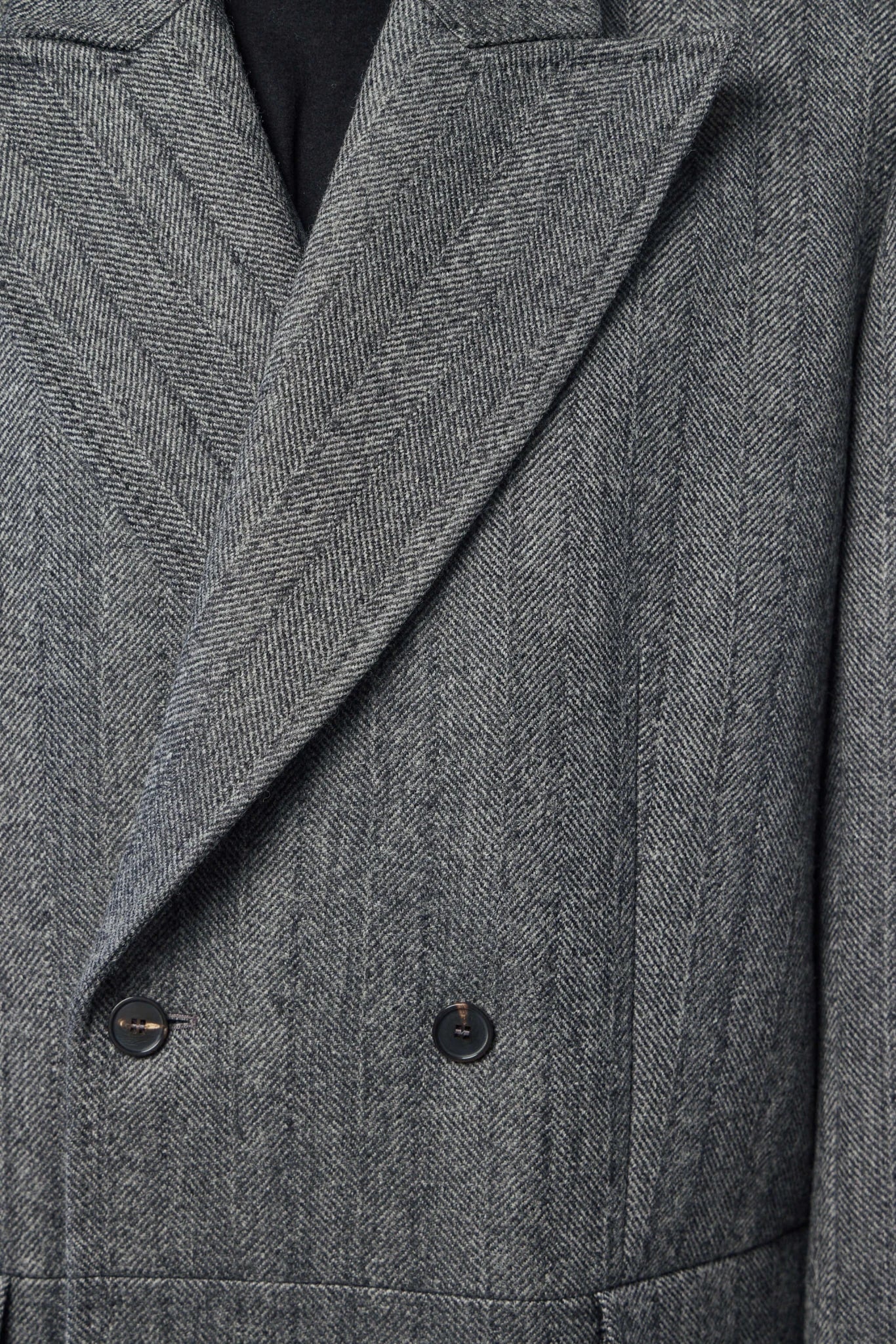 Frenken - Rework Haringbone Mens Coat - LABELS