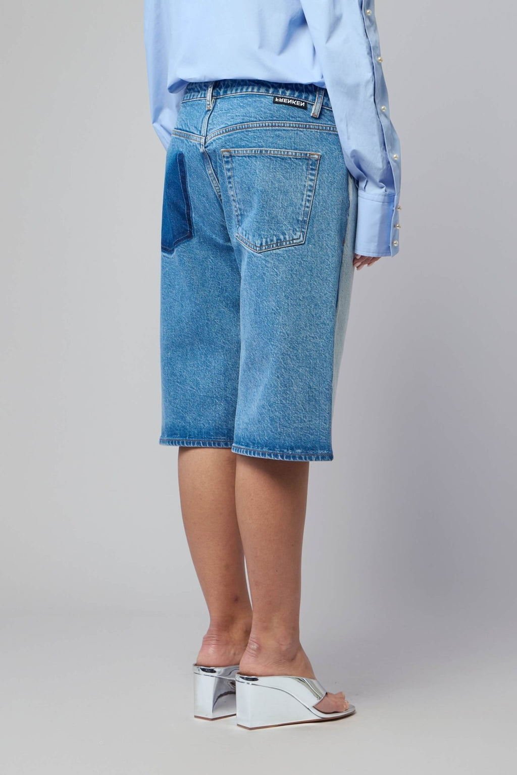 Frenken - Short Two Color Blue Denim - LABELS