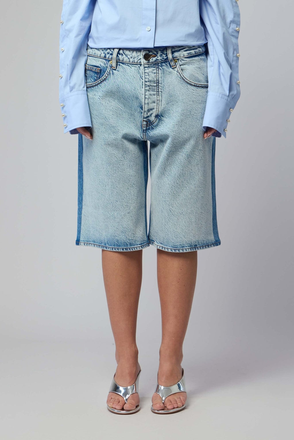 Frenken - Short Two Color Blue Denim - LABELS