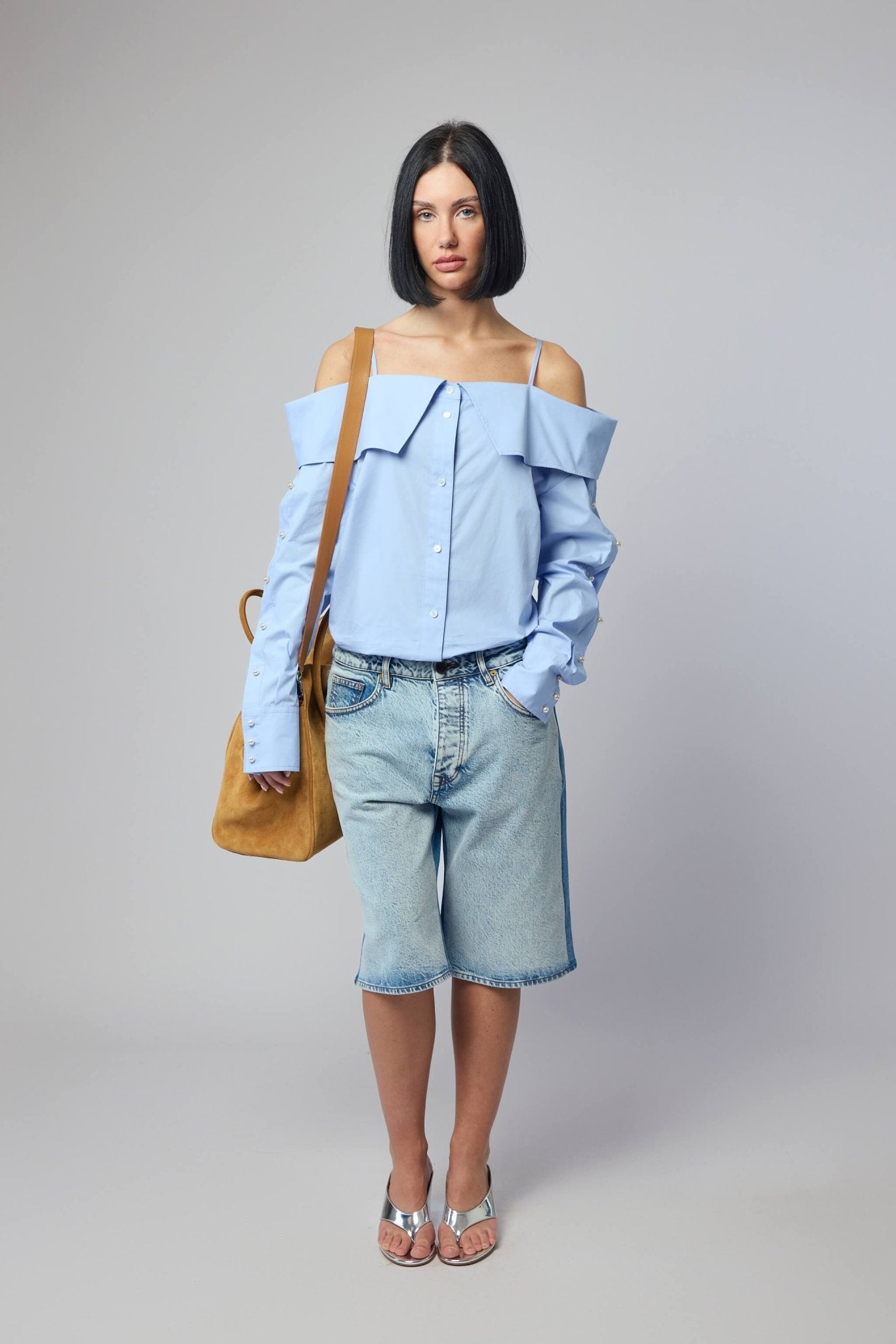 Frenken - Snap Spaghetti Strap Shirt - LABELS
