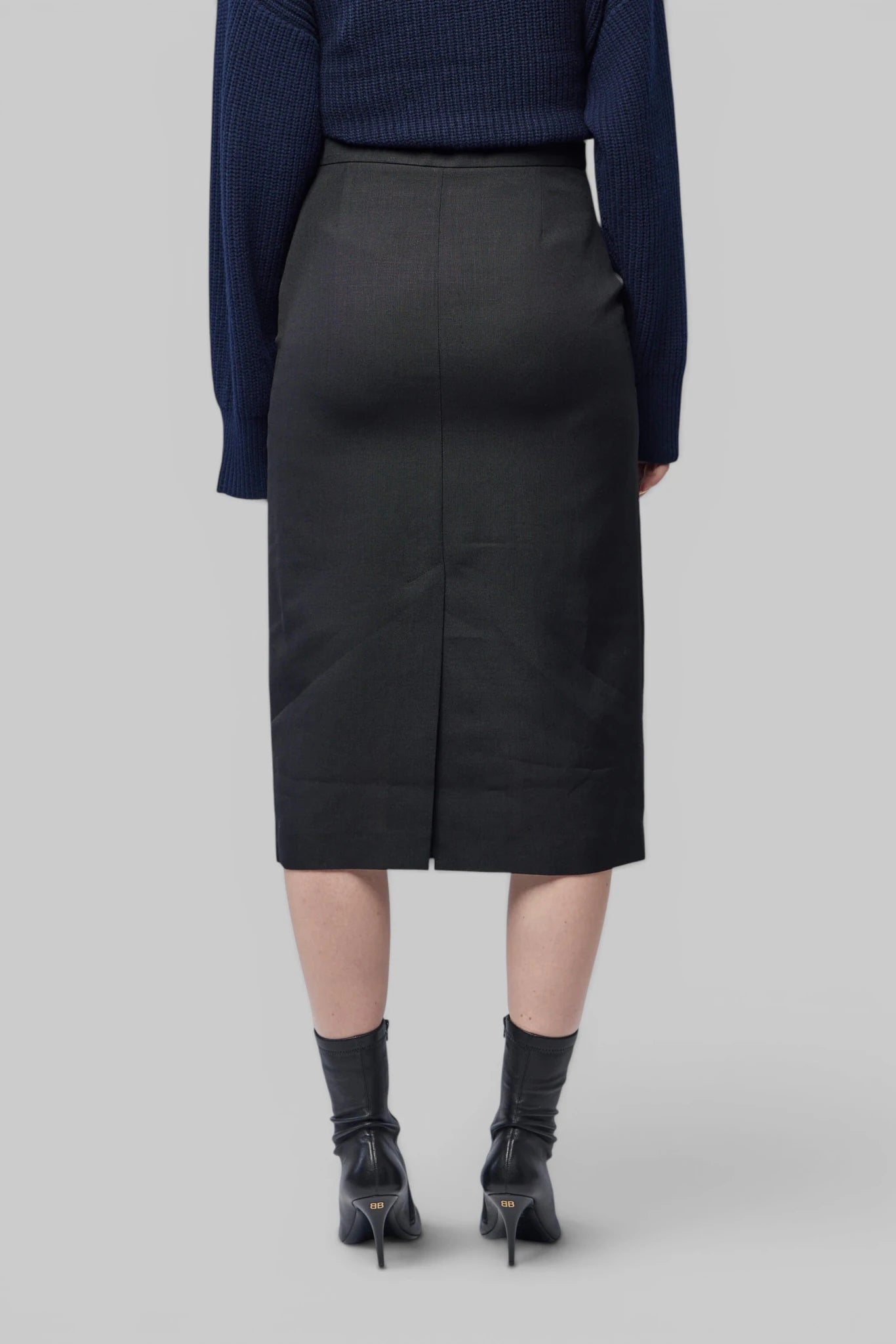 Frenken - Stroke Sliced Organza Skirt - LABELS