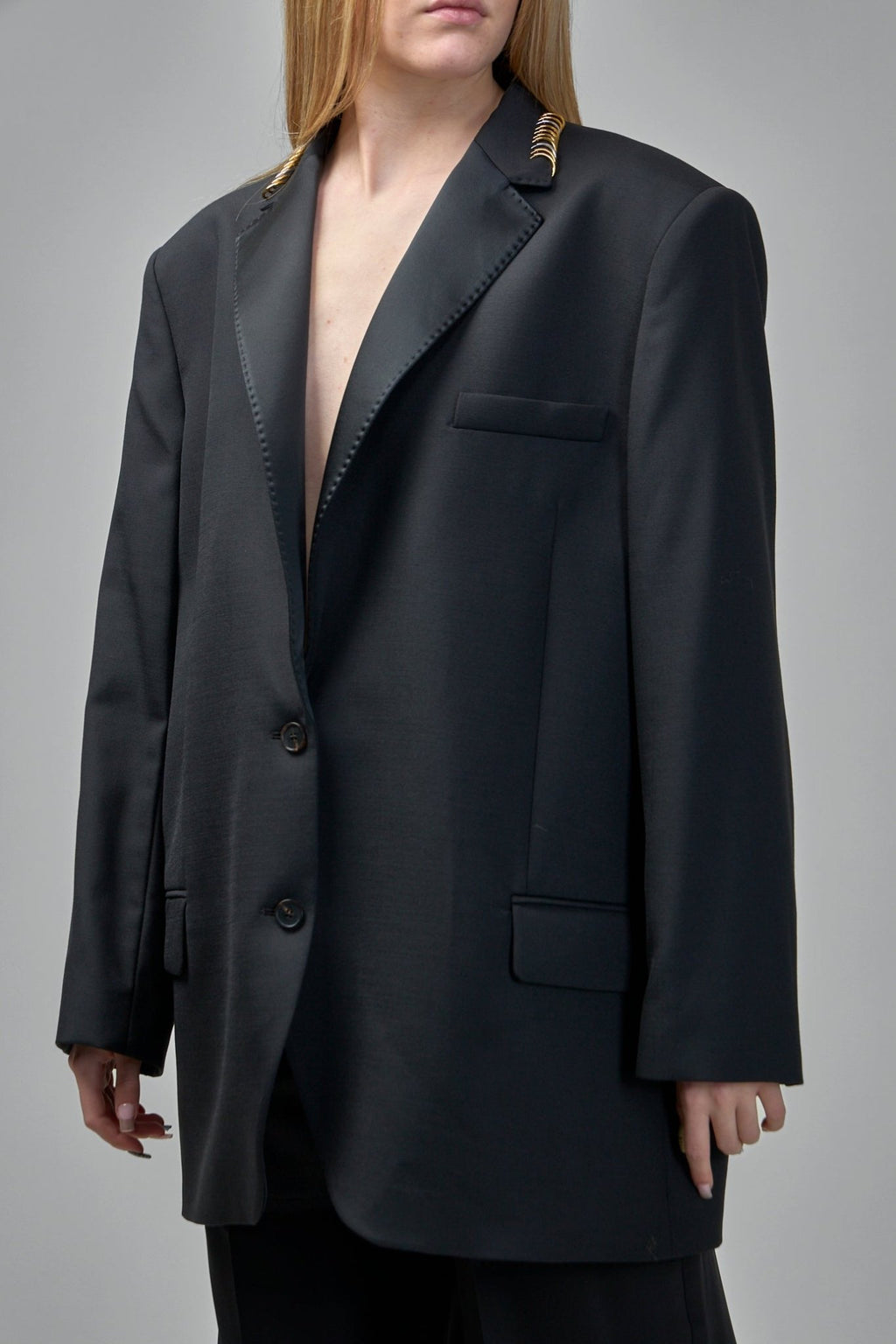 Frenken - TUX XXXL Oversized Ringed Blazer - LABELS