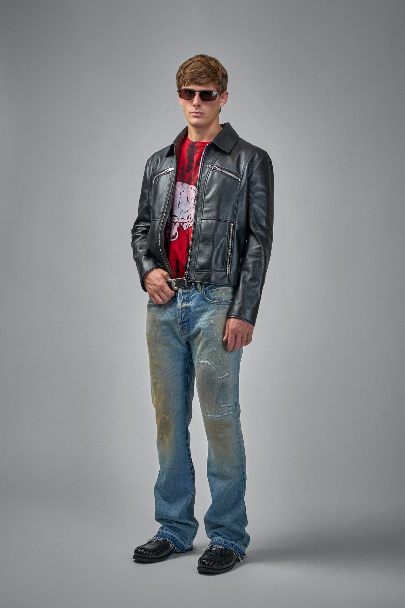 Gallery Dept. - Exploited Tee Red Tie Dye - LABELS