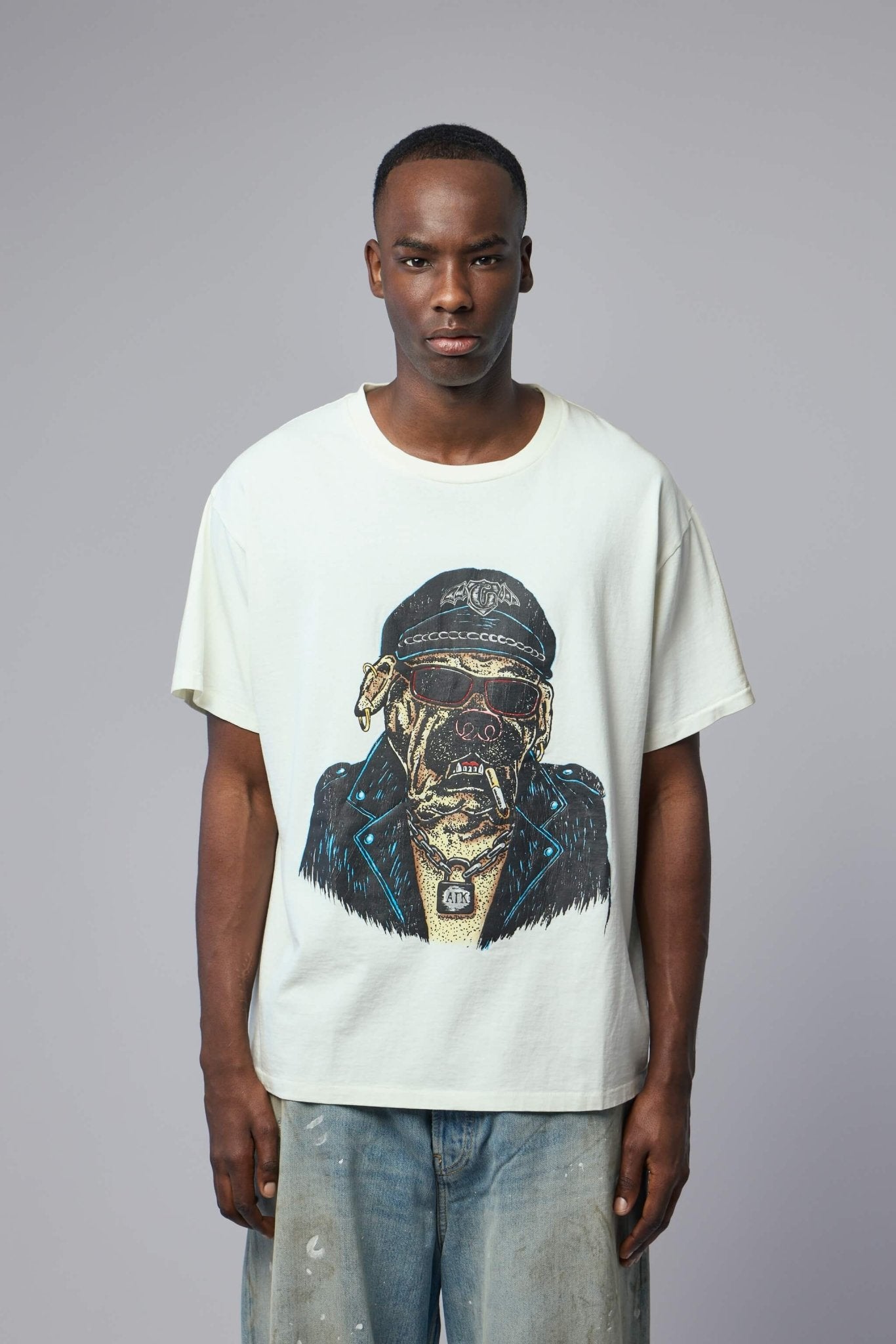 Gallery Dept. - Oct Biker Dog - LABELS