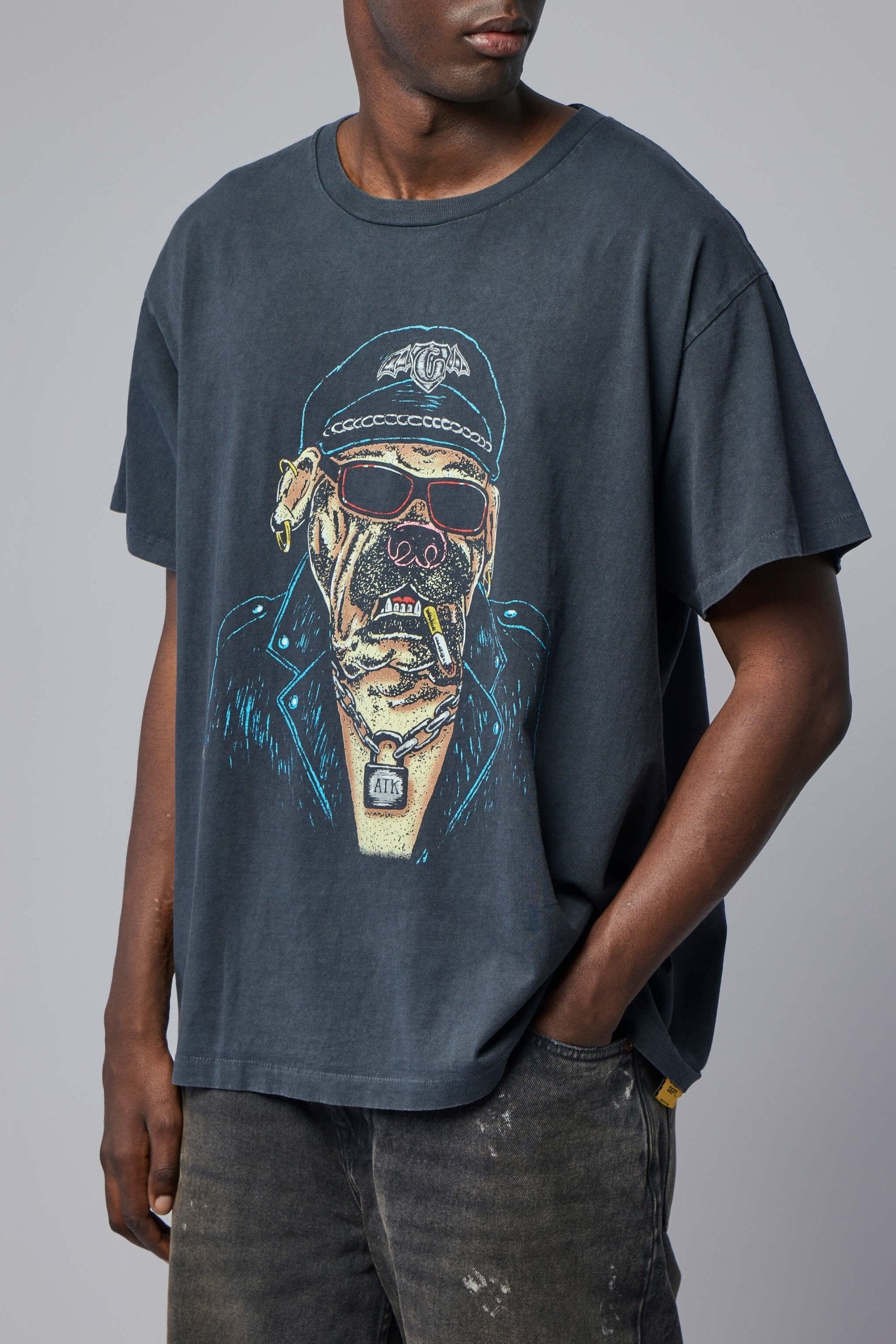 Gallery Dept. - Oct Biker Dog - LABELS