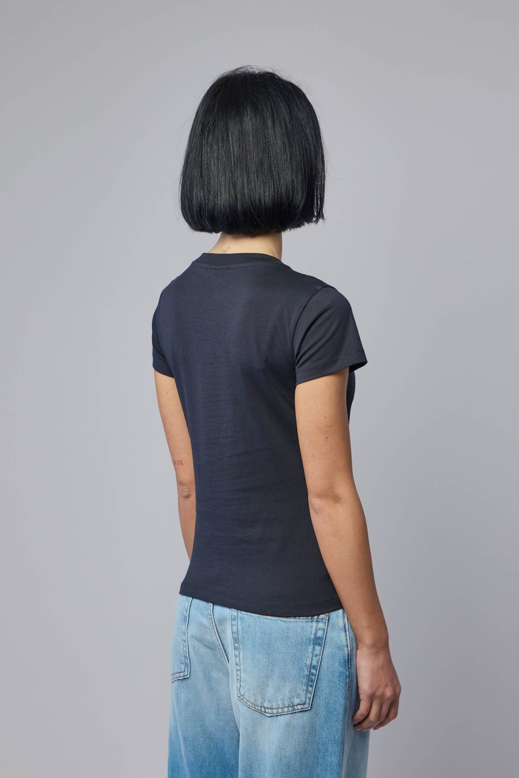 Ganni - Basic Cotton Jersey Baby Fit Ganni - LABELS