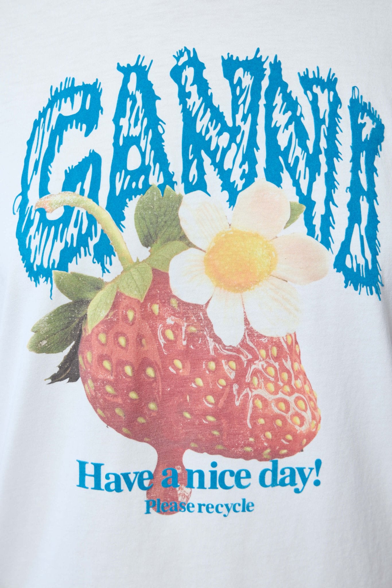 Ganni - Basic Cotton Jersey Strawberry - LABELS