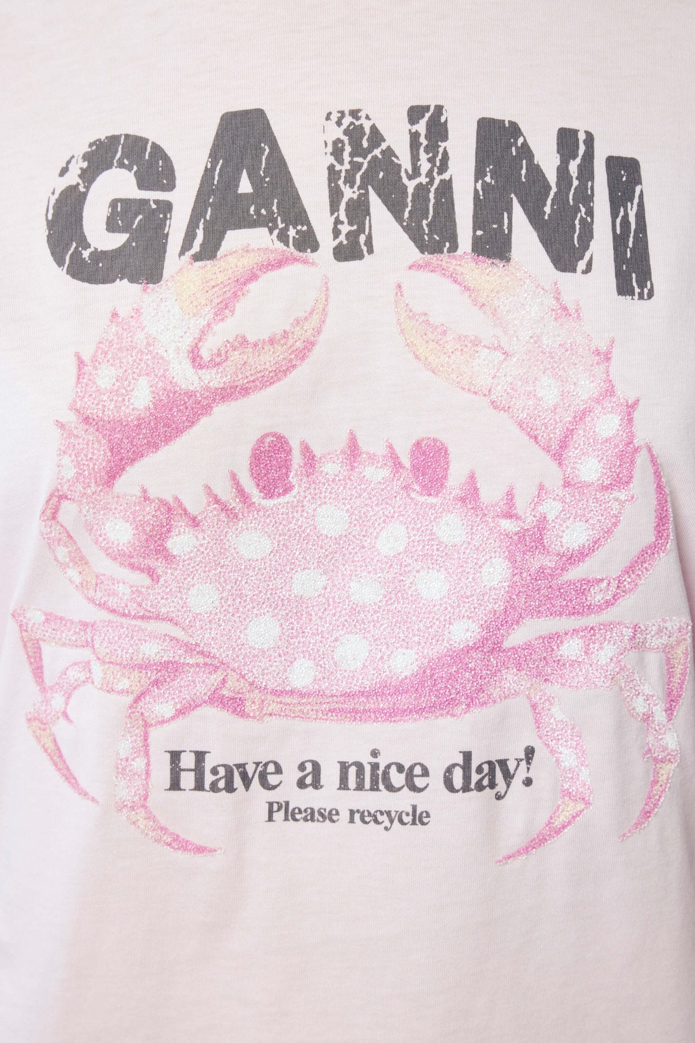Ganni - Basic Cotton Jersey T-shirt - LABELS
