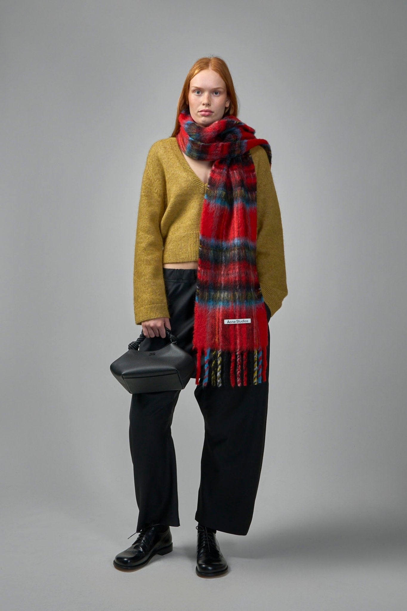 Ganni - Brushed Mohair Mix Deep V - Neck - LABELS