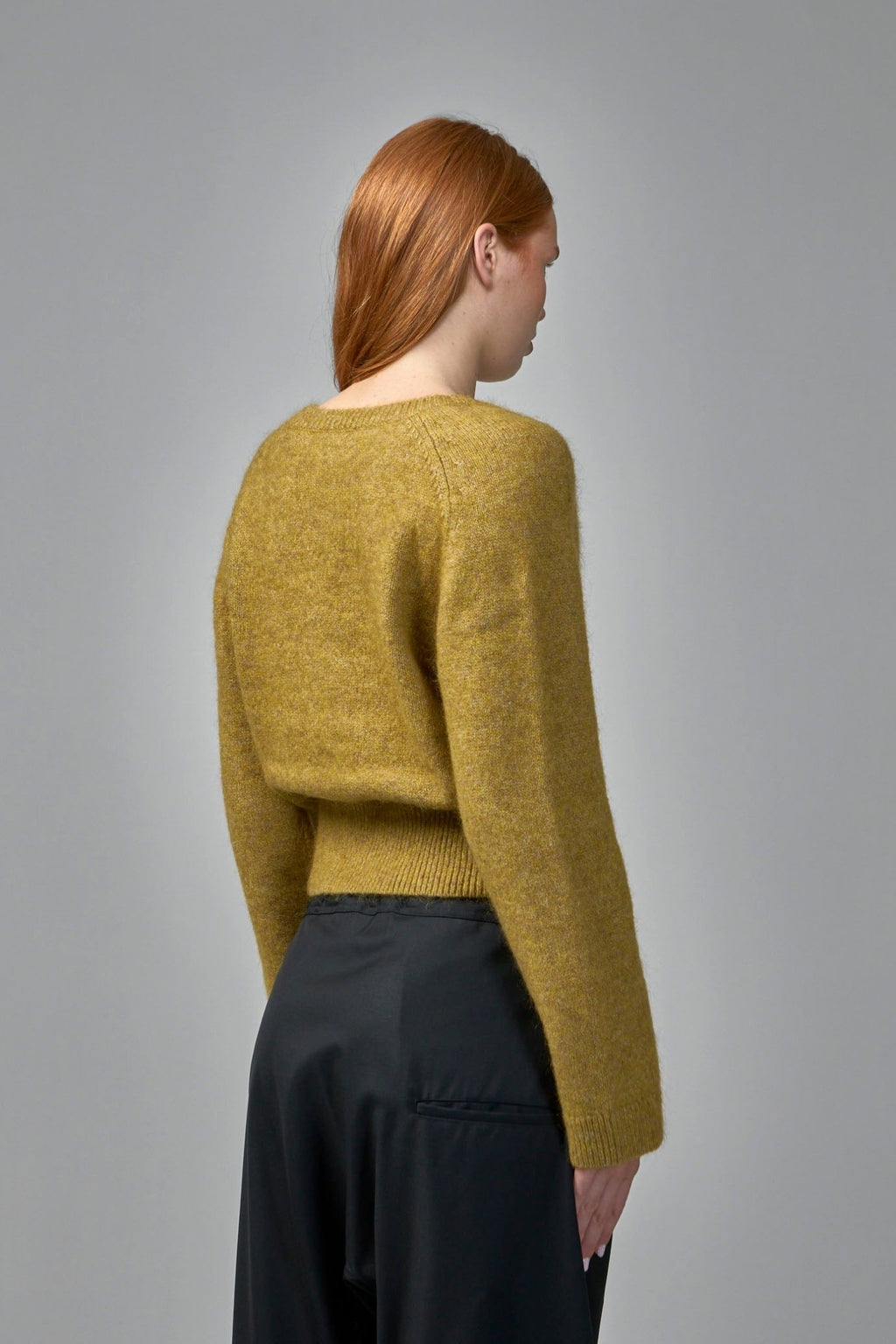 Ganni - Brushed Mohair Mix Deep V - Neck - LABELS