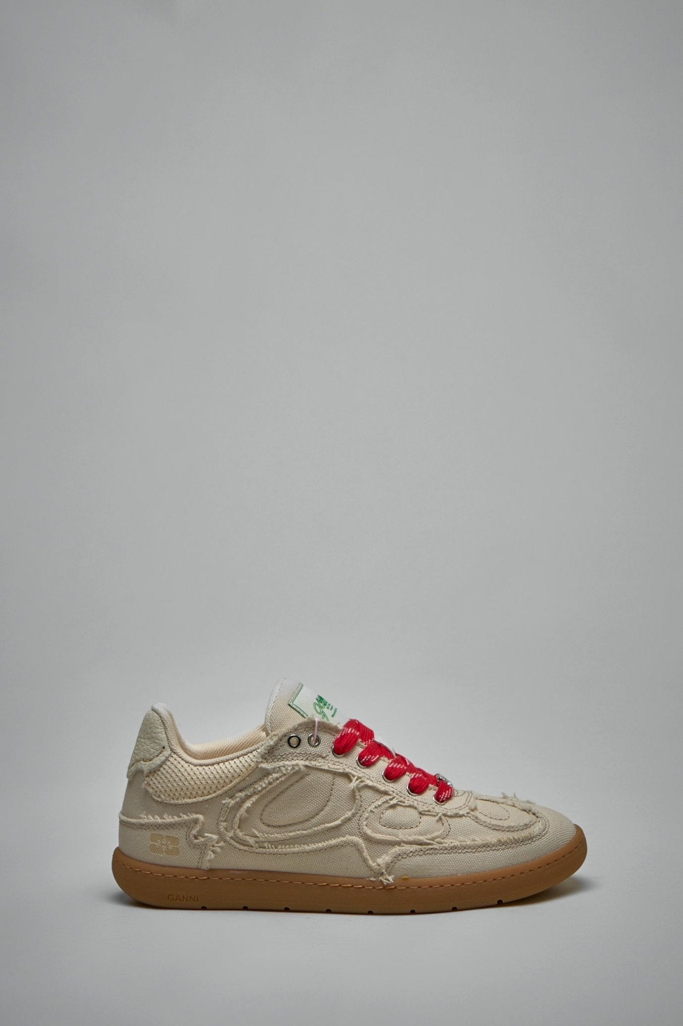 Ganni Low Top Sneakers Canvas Raw Edge – LABELS