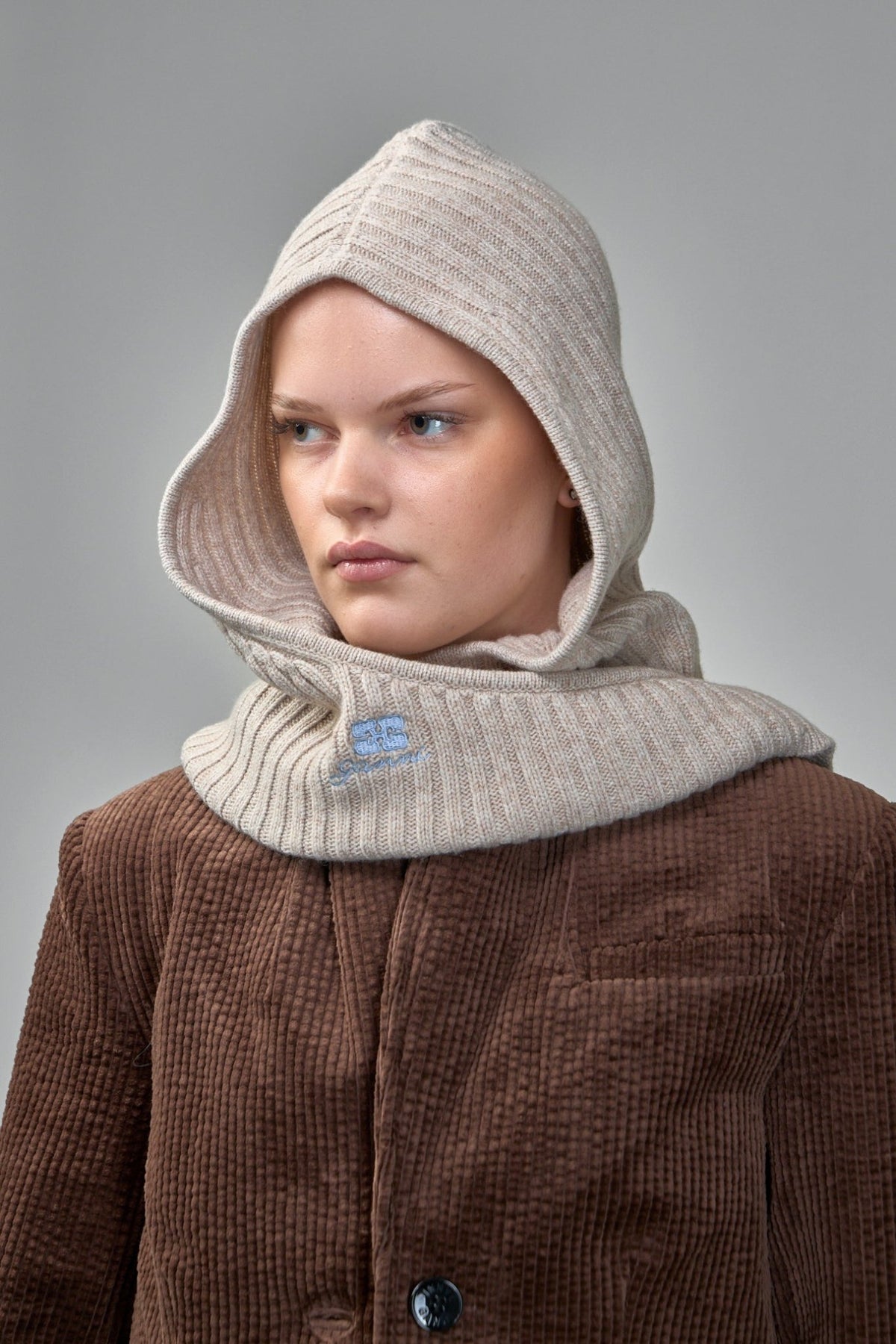Ganni - Core Future Wool Knit Balaclava - LABELS