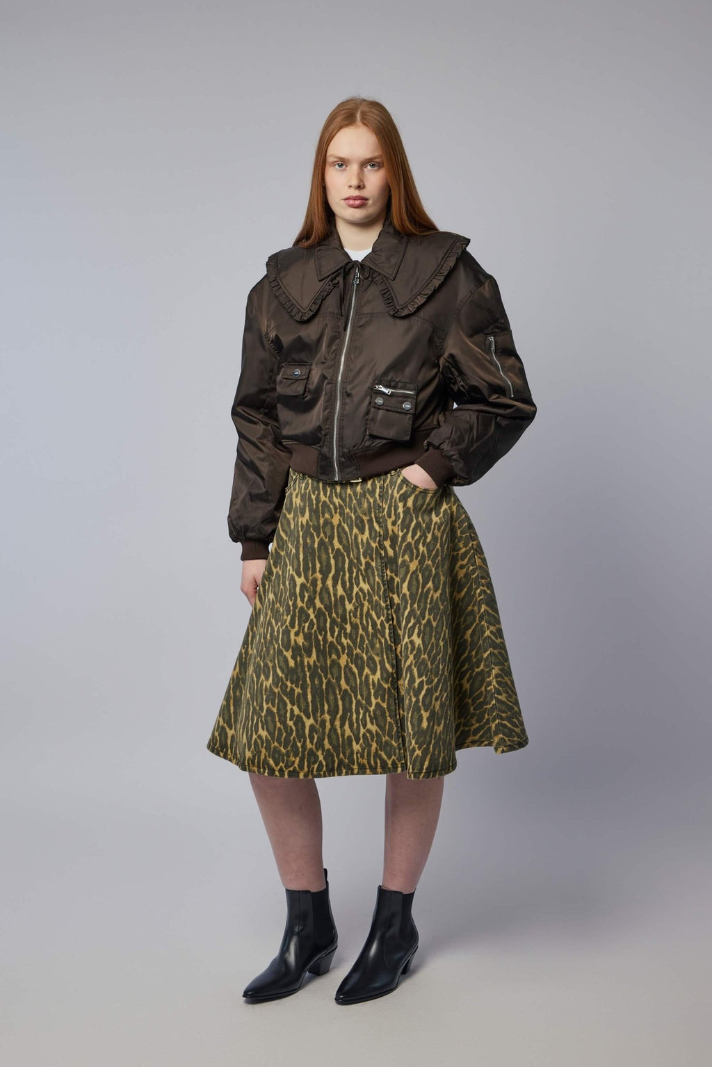 Ganni - Duchesse Nylon Bomber Jacket - LABELS