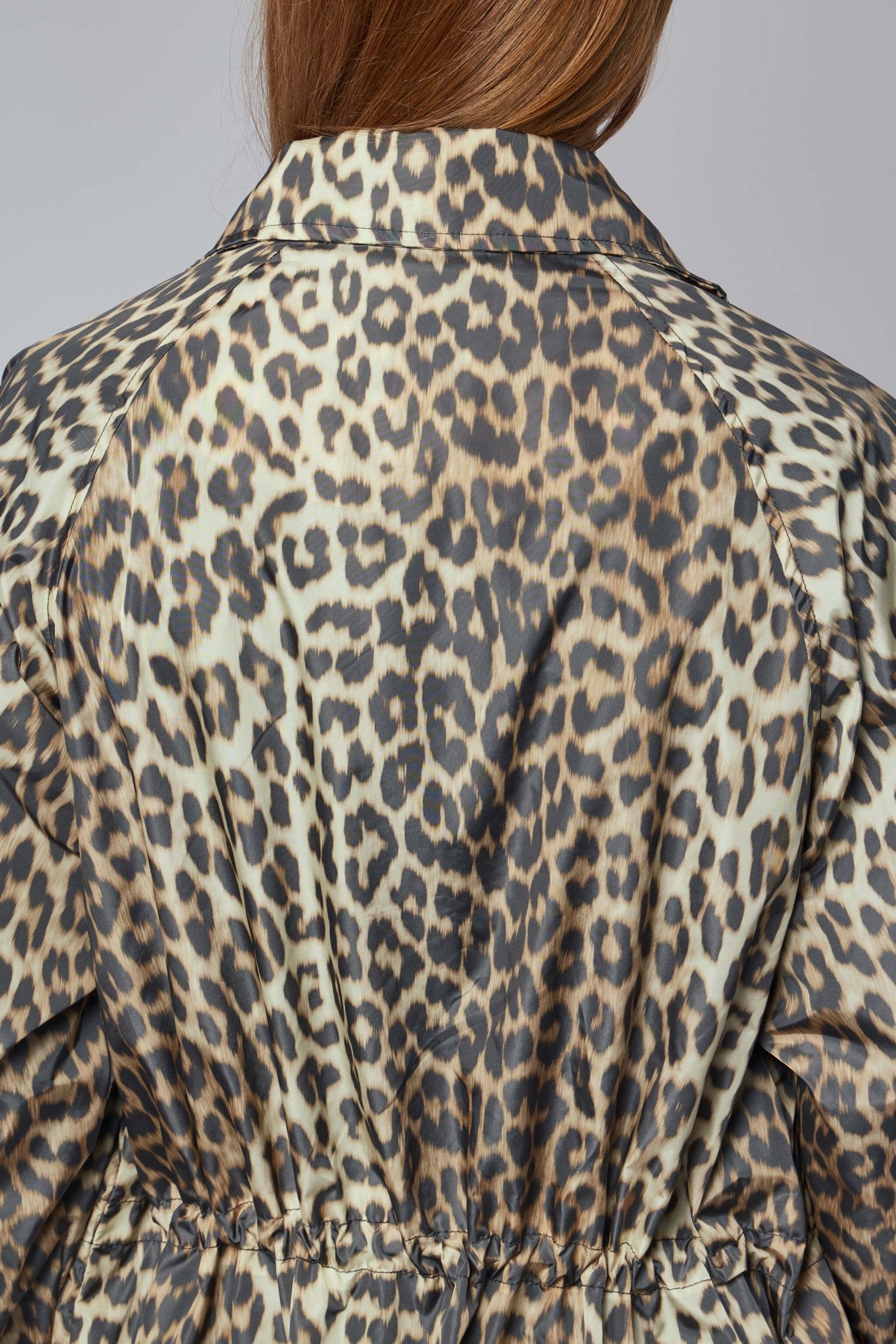 Ganni - Flyweight Nylon Leo Long Parka Print - LABELS