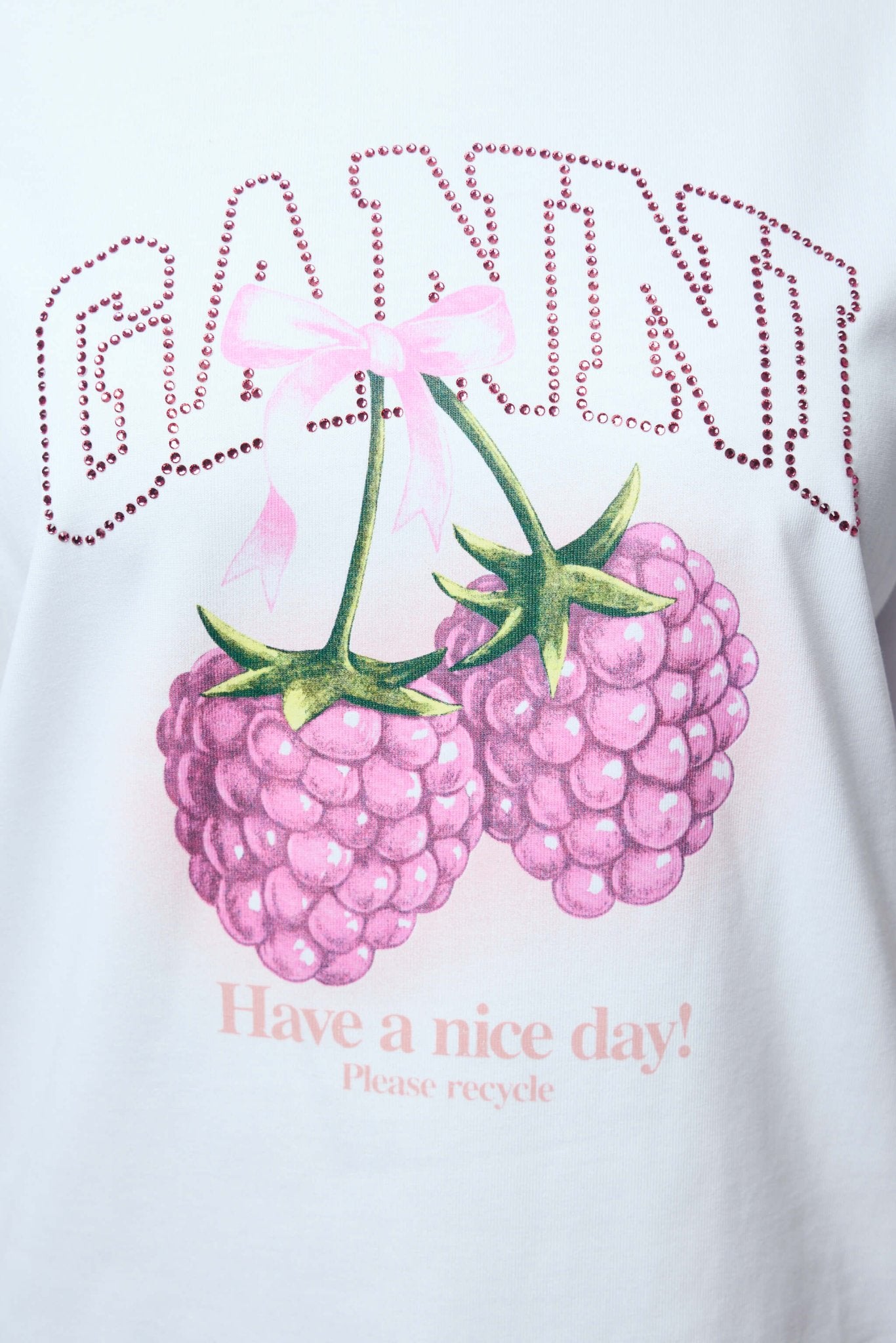 Ganni - Heavy Cotton Jersey Raspberry - LABELS