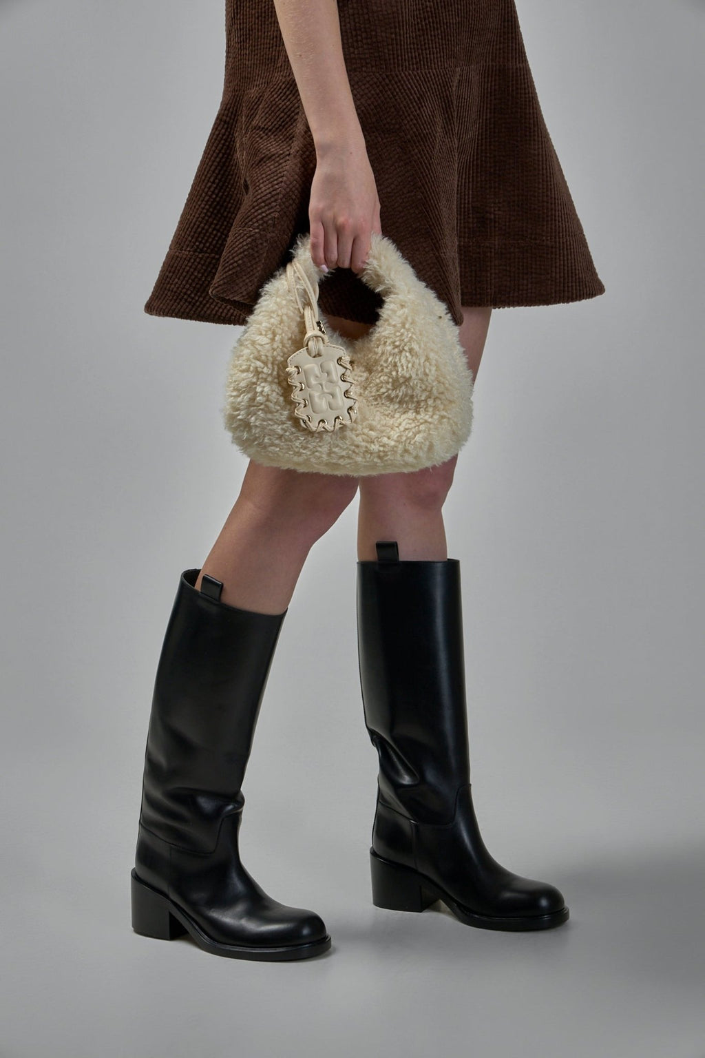 Ganni - Hobo Mini Alternative Fur - LABELS