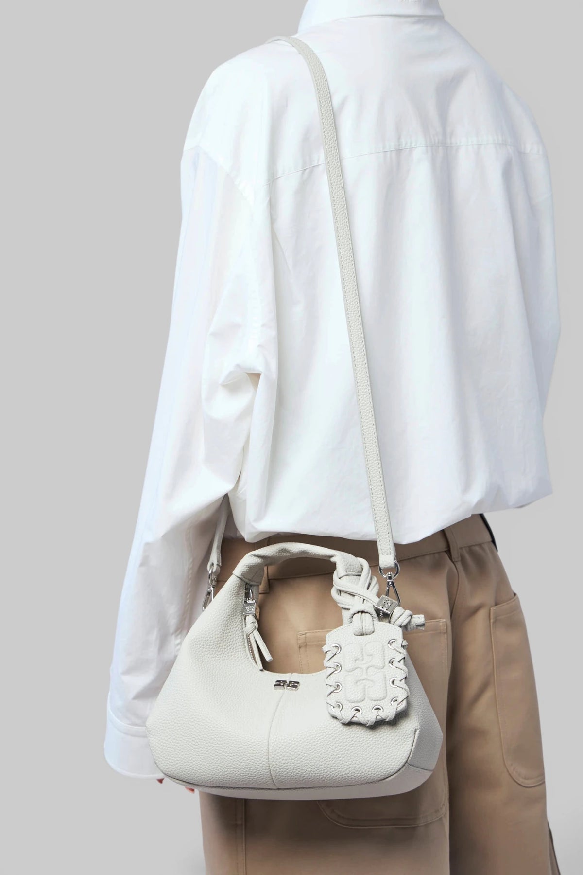Ganni - Hobo Mini Grained - LABELS