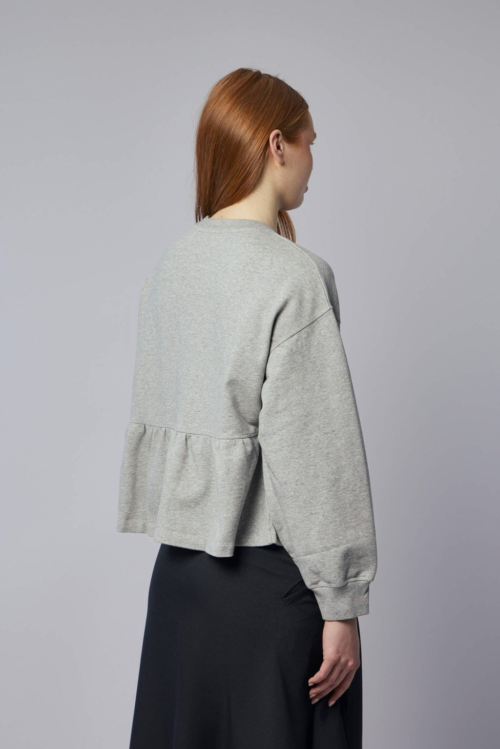 Ganni - Isoli Crewneck With Peplum - LABELS