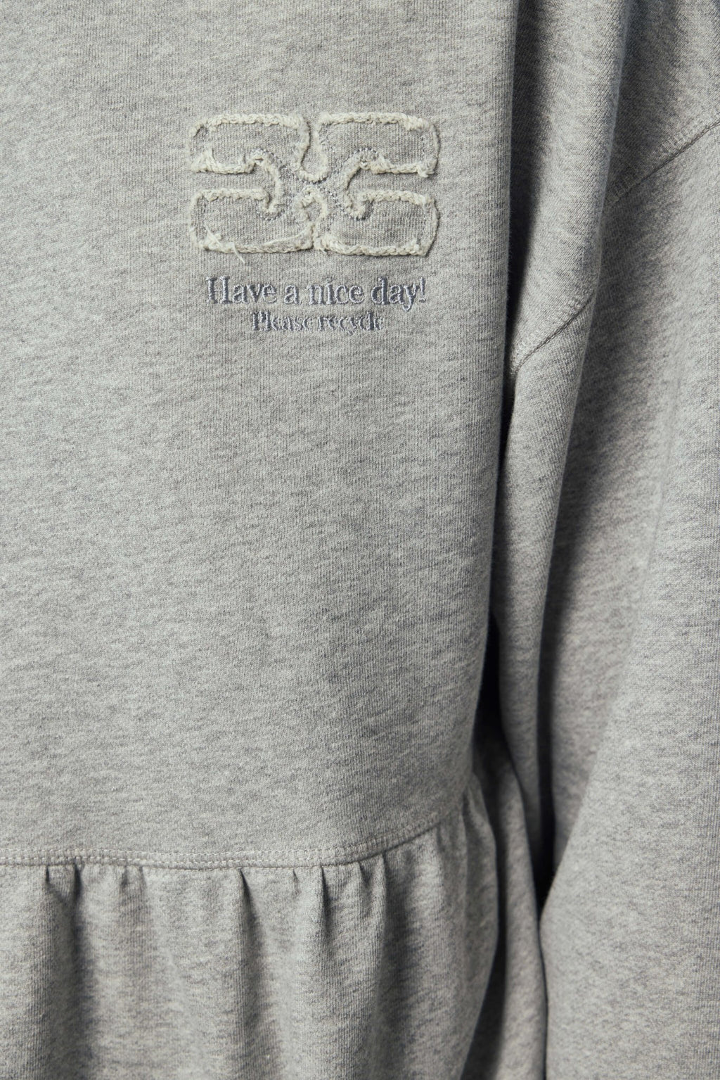 Ganni - Isoli Crewneck With Peplum - LABELS