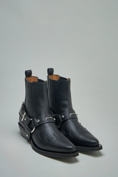 Niedrig geschnittene Chelsea-Stiefel im Westernstil