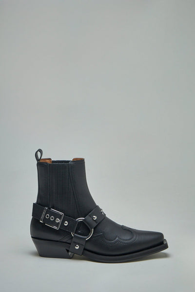 Niedrig geschnittene Chelsea-Stiefel im Westernstil
