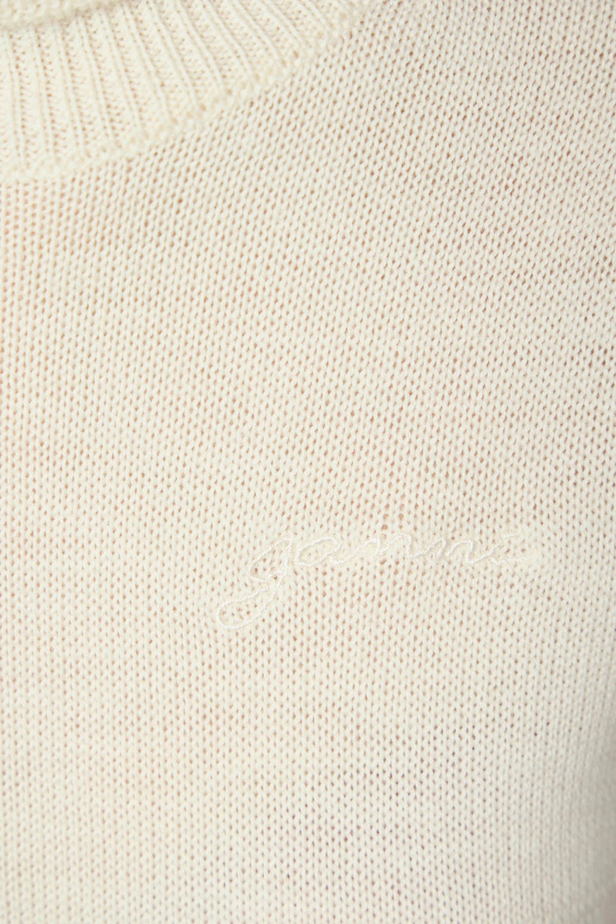 Ganni - Merino Turtleneck W Lace Details - LABELS