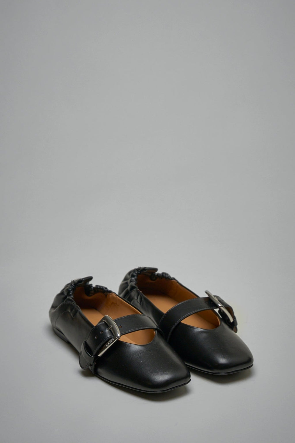 Ganni - Oleatex Lace - Up Ballerinas - LABELS