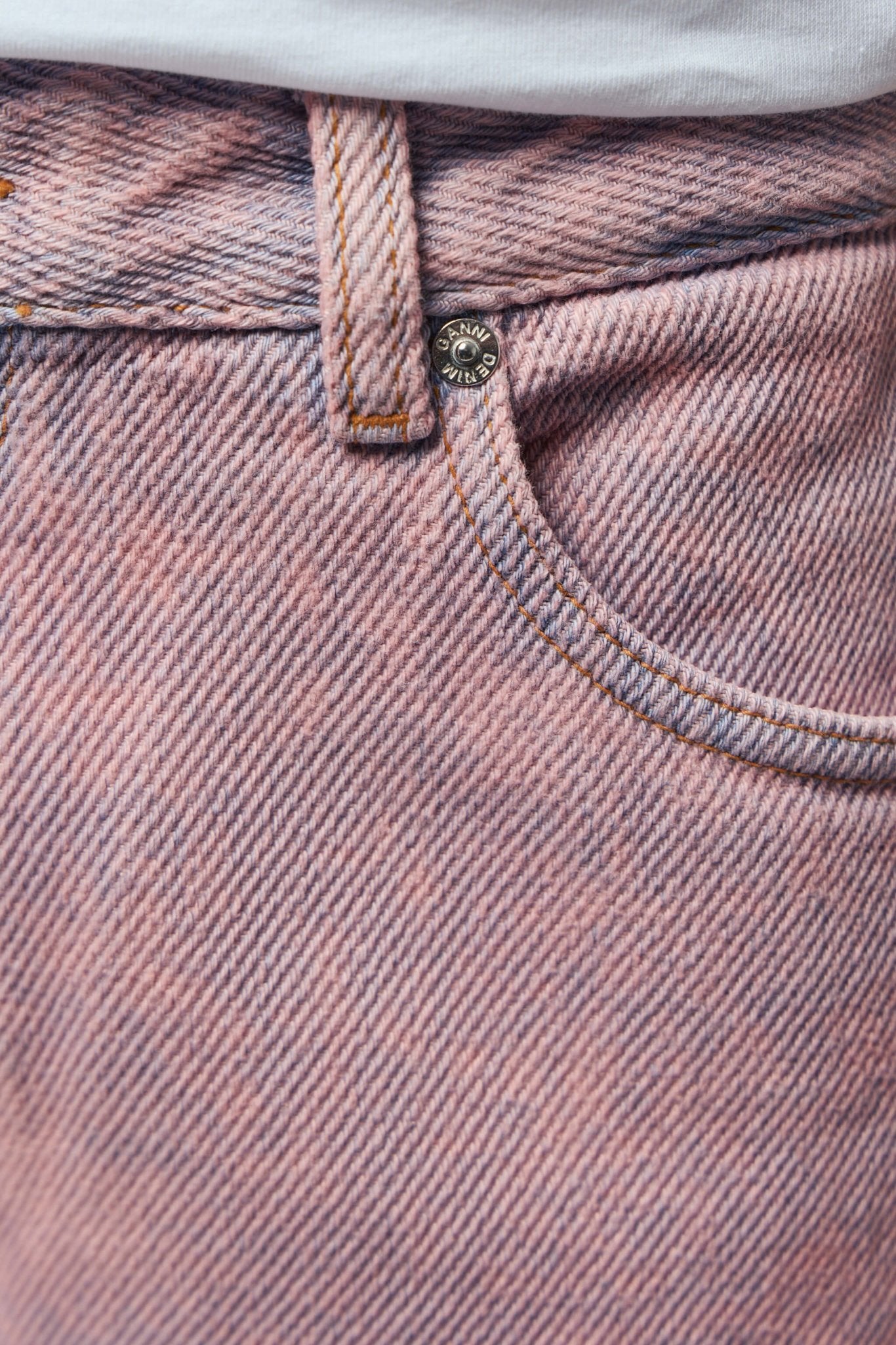 Ganni - Overdyed Heavy Denim Stary - LABELS