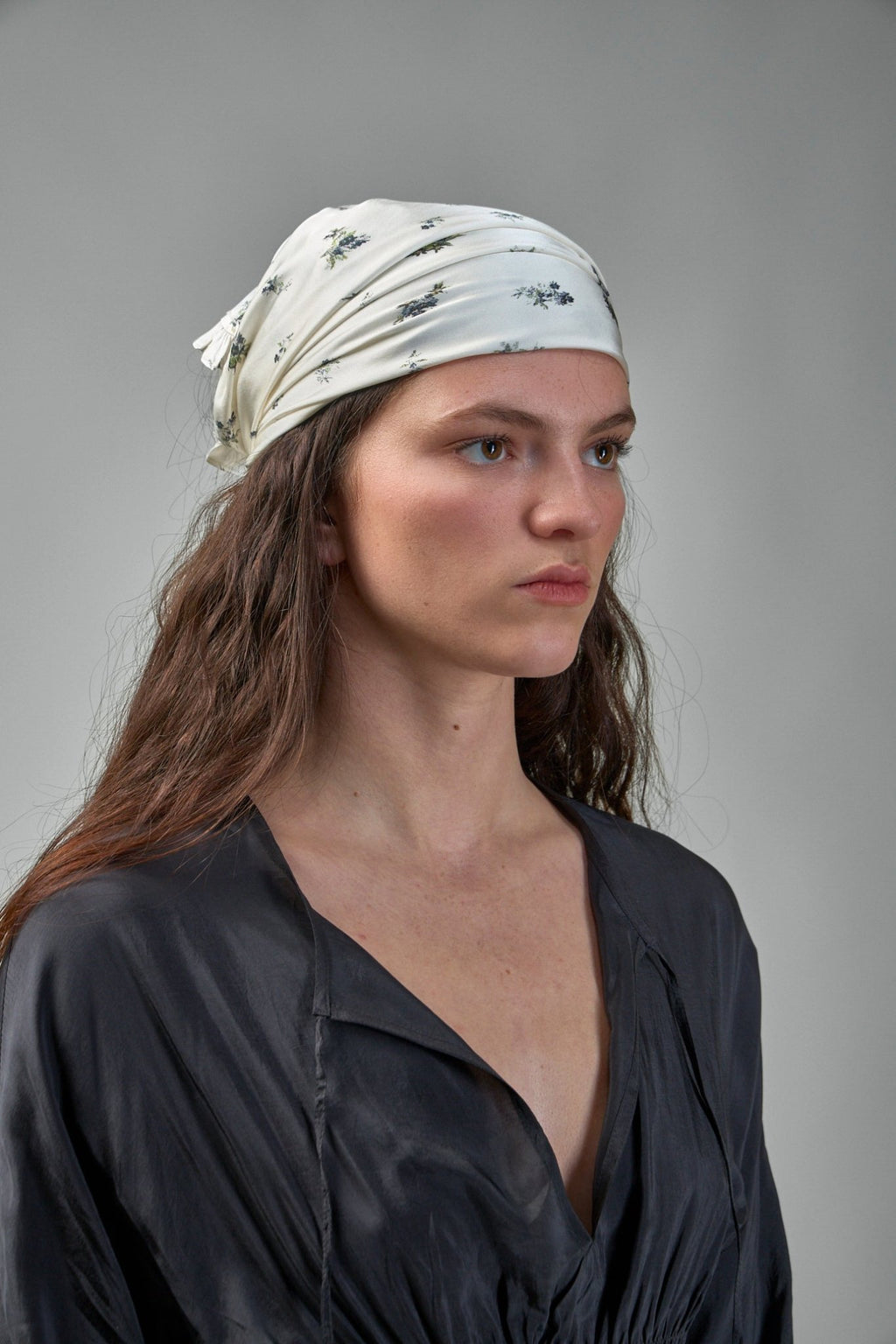 Ganni - Printed Satin Scarf - LABELS