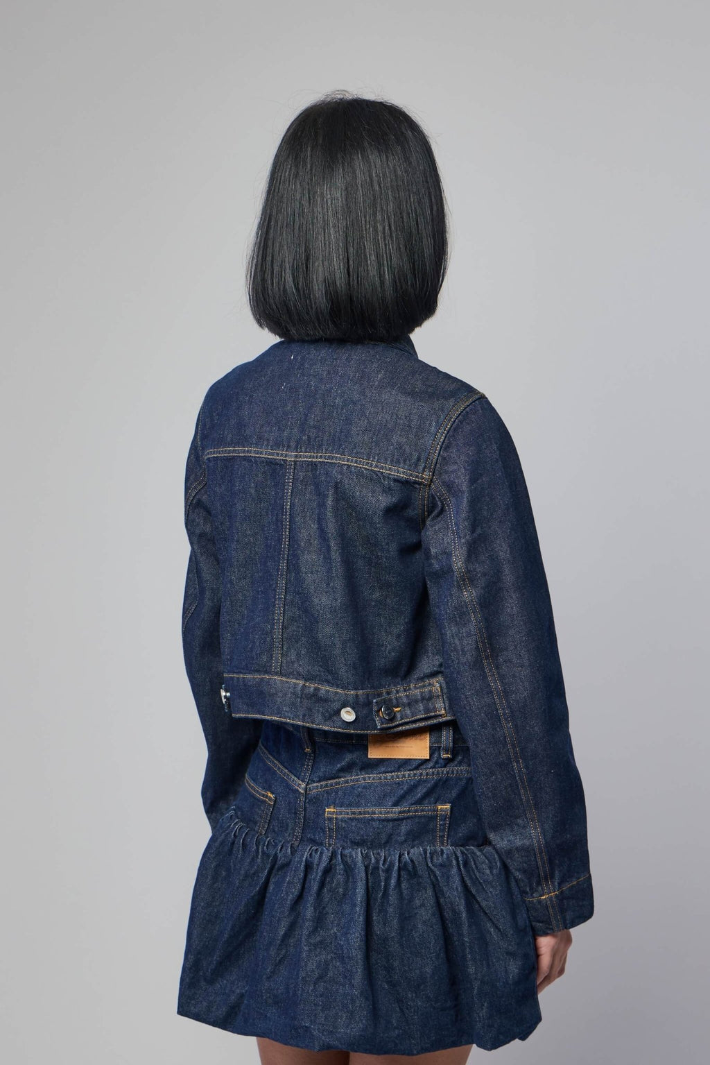 Ganni - Rinse Denim Cropped Jacket - LABELS