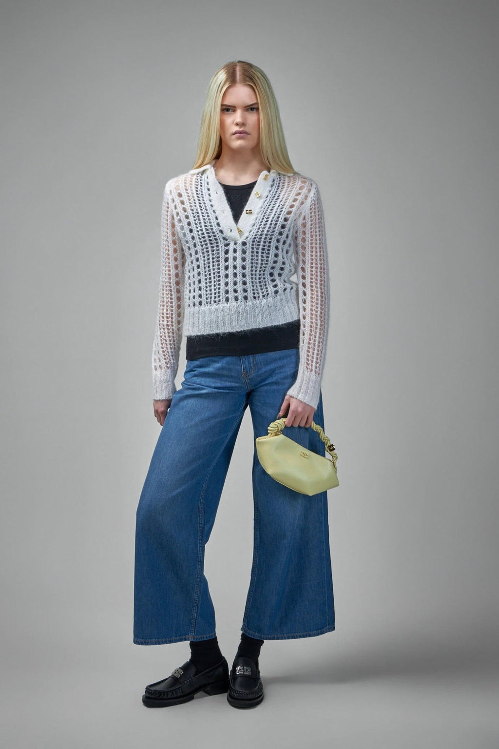 Ganni - Soft Cotton Rib Tank Top - LABELS