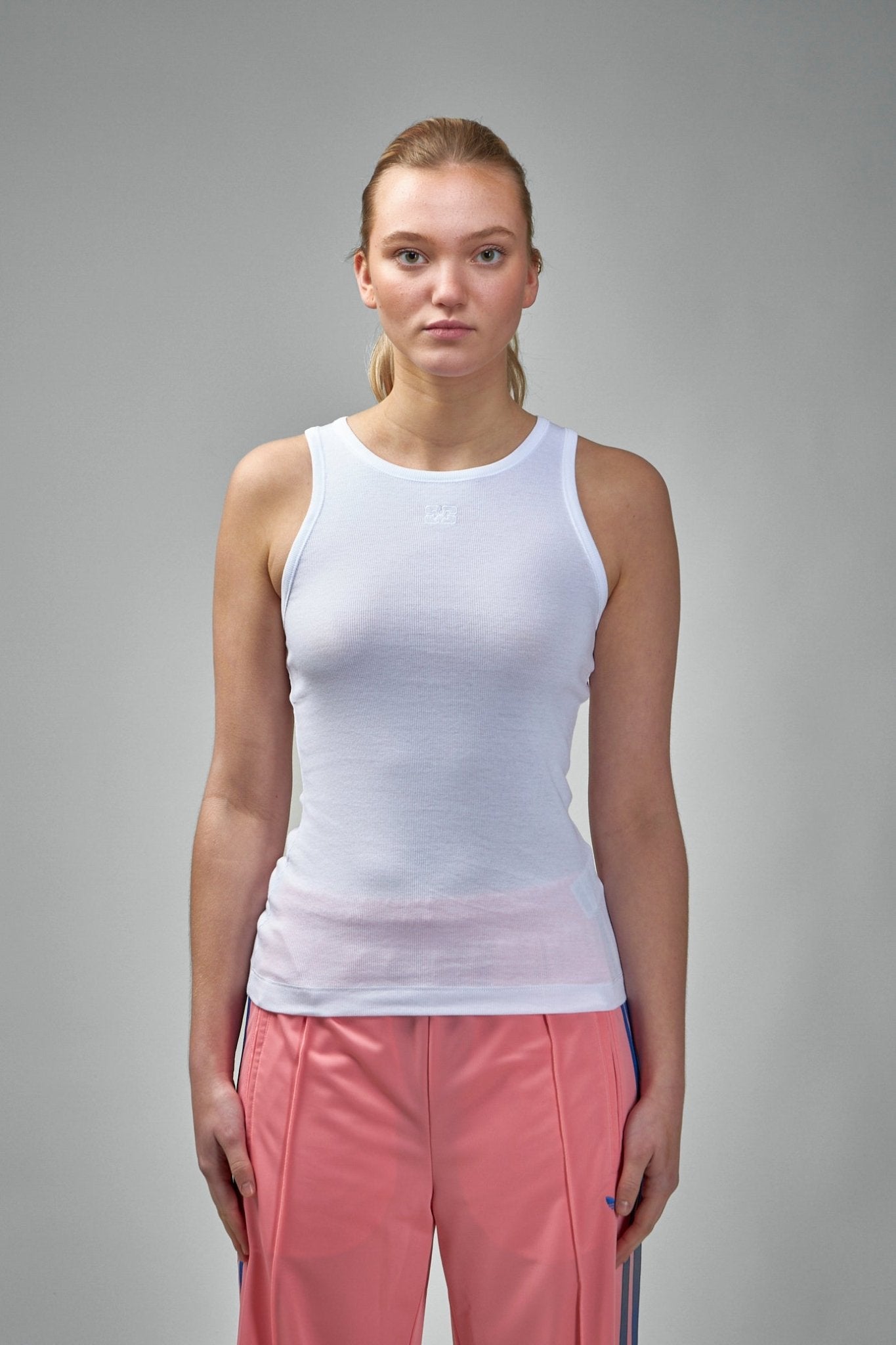 Ganni - Soft Cotton Rib Tank Top - LABELS