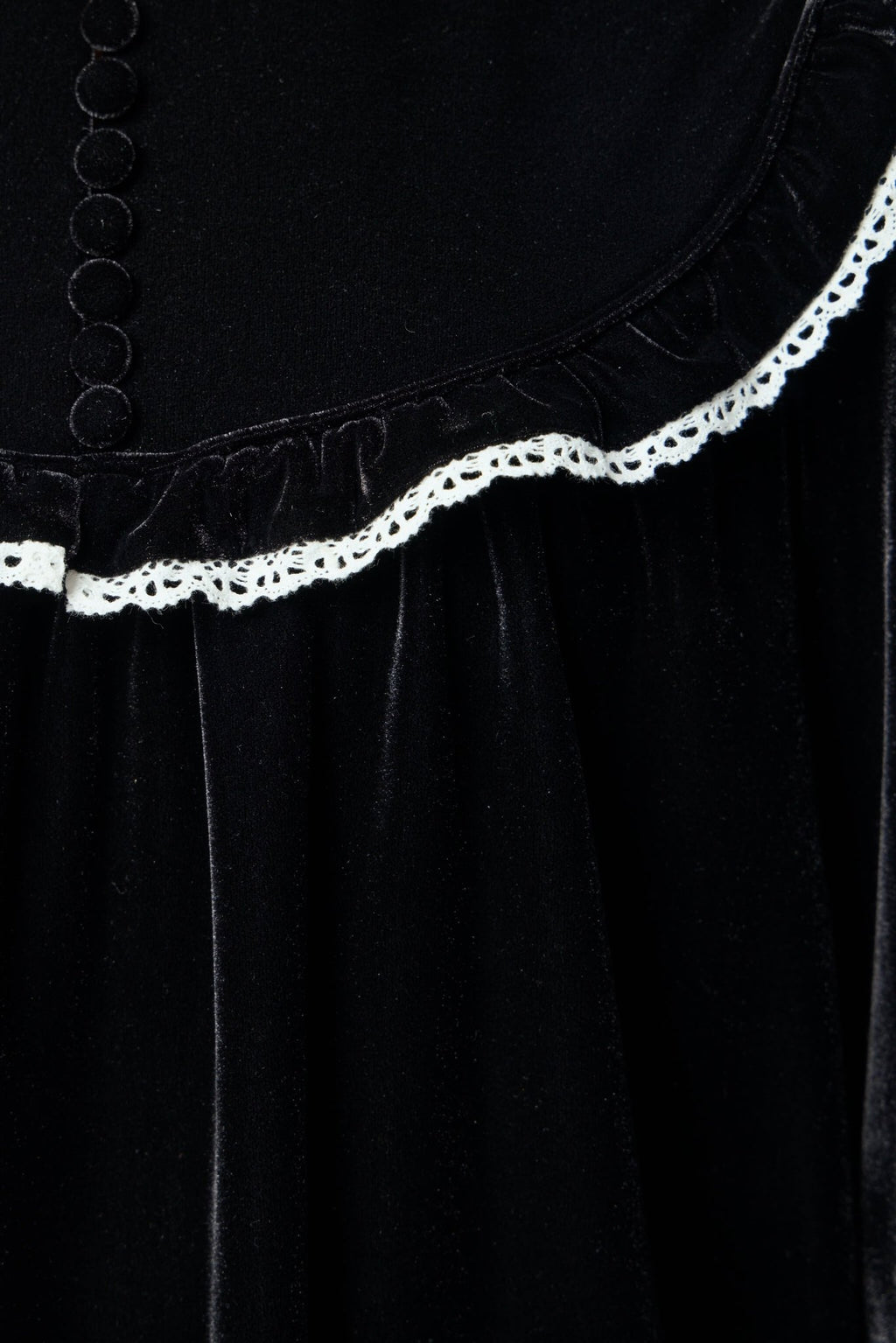 Ganni - Stretch Velvet Jersey Collar Mini Dress - LABELS