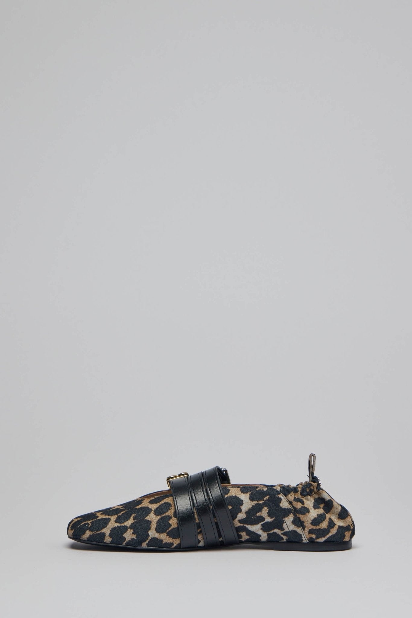 Ganni - Sue Triple Ballerina Flocked Denim Printed - LABELS